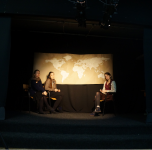 workshop with students